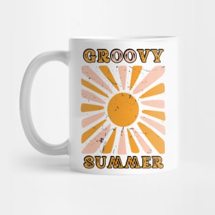 Sunlit Memories: Groovy Summer Vibes Mug